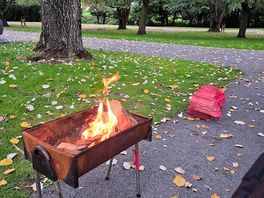 Free use of fire pit