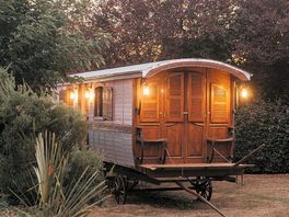 Traditional gypsy caravan