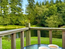 View from deck…with tea