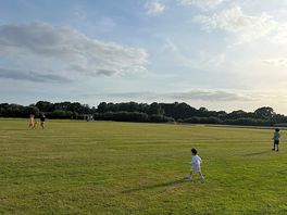 Very large area of pitch