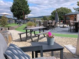 Lovely outdoor seating.
