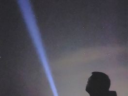 Pitch black good for stargazing