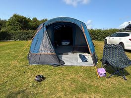 Tent on site