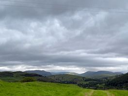 Picking our pitch. pre english school holidays, so we had our pick. beautiful place.
