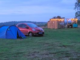 Well lit in the evening