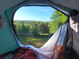 View from tent on Valley View