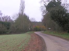 The approach to the site.