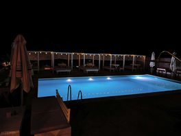 Pool at night