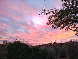Sunset view from our pitch