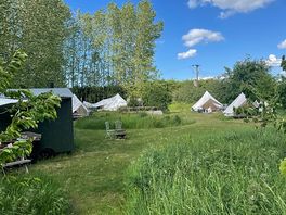 The bell tents