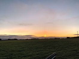 Sun set at campsite