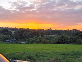 Sun set frim the campsite