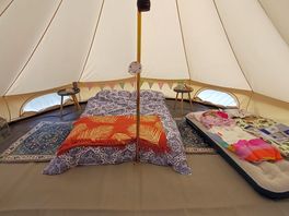 Lovely bed provided.