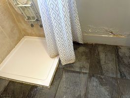 Dirt, black spots from moisture