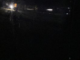 Just to show that even the light didn’t work and we were told it was our caravan with the problem