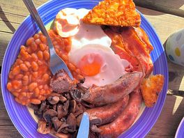 Delicious local produce cooked on-site