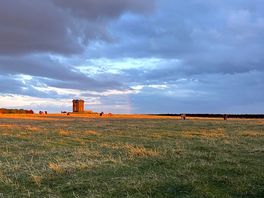 Big skys looking back across the elwick pop up camp site