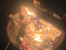 You can also use a fire pit that are supplied on site.