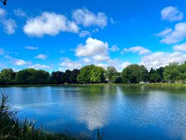 Lake next to campsite