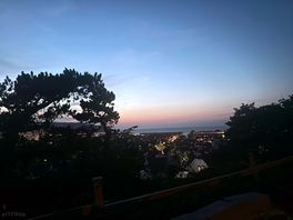 View in the evening.