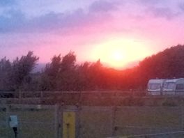 Sunset from our pitch