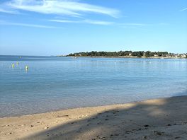Beautiful beach 5 mins from our tent ❤️