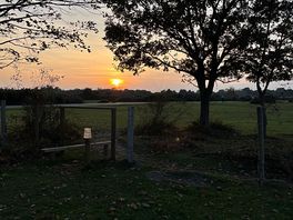 Sunset from the camping site