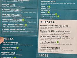 Harry's bar menu july 2025