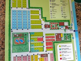 Map with legend