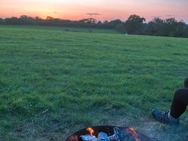 Great fire pit.