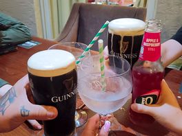 A nice pint to the bar