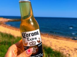 View from the beach