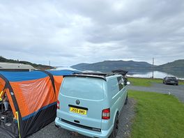 The van onlooking the vue