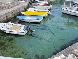 The mini marina opposite the campsite