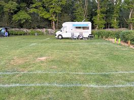 Open pitches, no separation bushes.