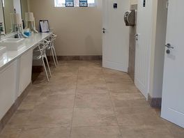 Facilities are clean & warm