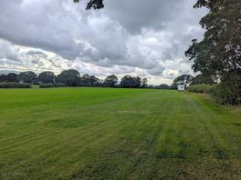 View across the camping field from the entrance