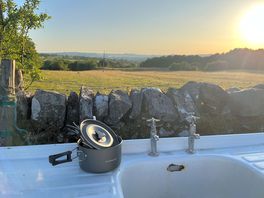 Sink with a view