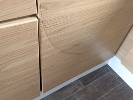 Damaged kitchen door