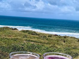 Bar overlooking the beach