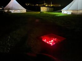 Night campfire