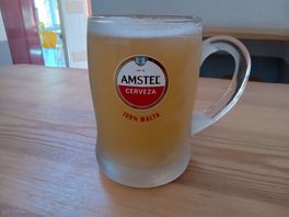 Lovely cold radler in the bar, when it was open