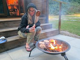 We brought our own fire pit.