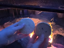Biscuits by the fire
