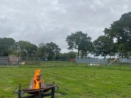 Fire pit provided by hosts