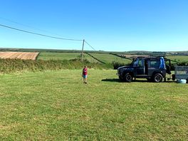 Our view from the tent