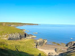 The beaches and coves 15-20 mins walk away