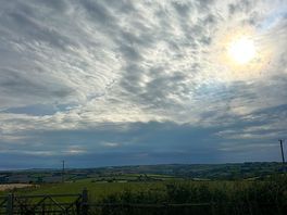 The view of the hills