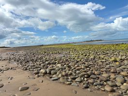 Beach right on the campsite’s doorstep