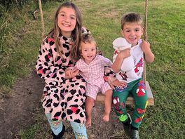 Kids enjoying the little park